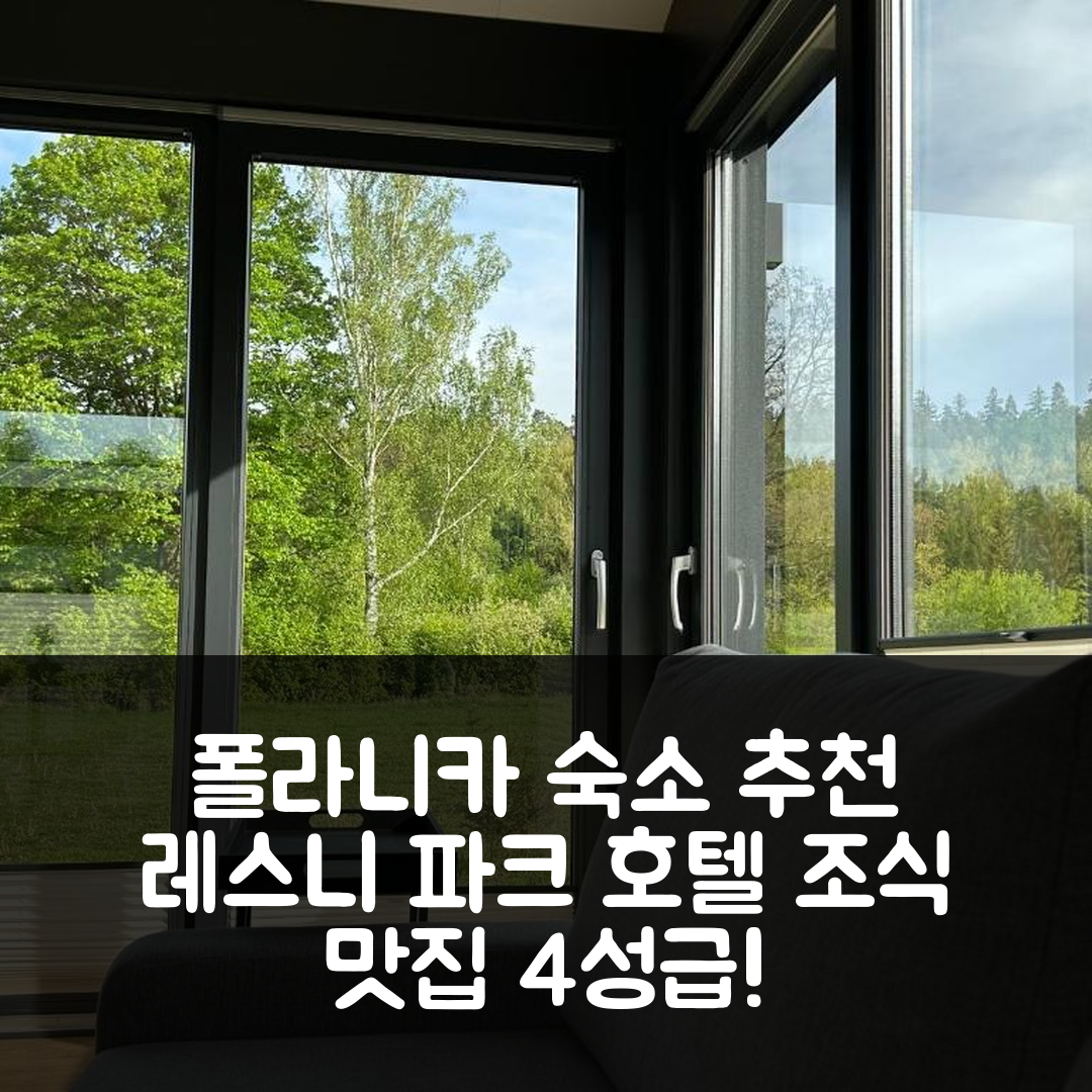 폴라니카 즈드로이 숙소 여행 호텔 추천 레스니 파크 호텔 | 조식 맛있는 4성급 가성비 뛰어난 예약 팁 6가지