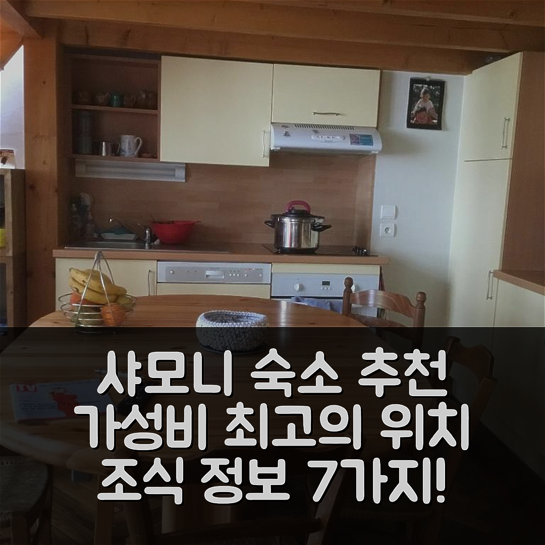 샤모니 몽 블랑 숙소 여행 호텔 추천 아파트멍 티픽 샤를루르 | 가성비 뛰어난 위치와 조식 정보 7가지