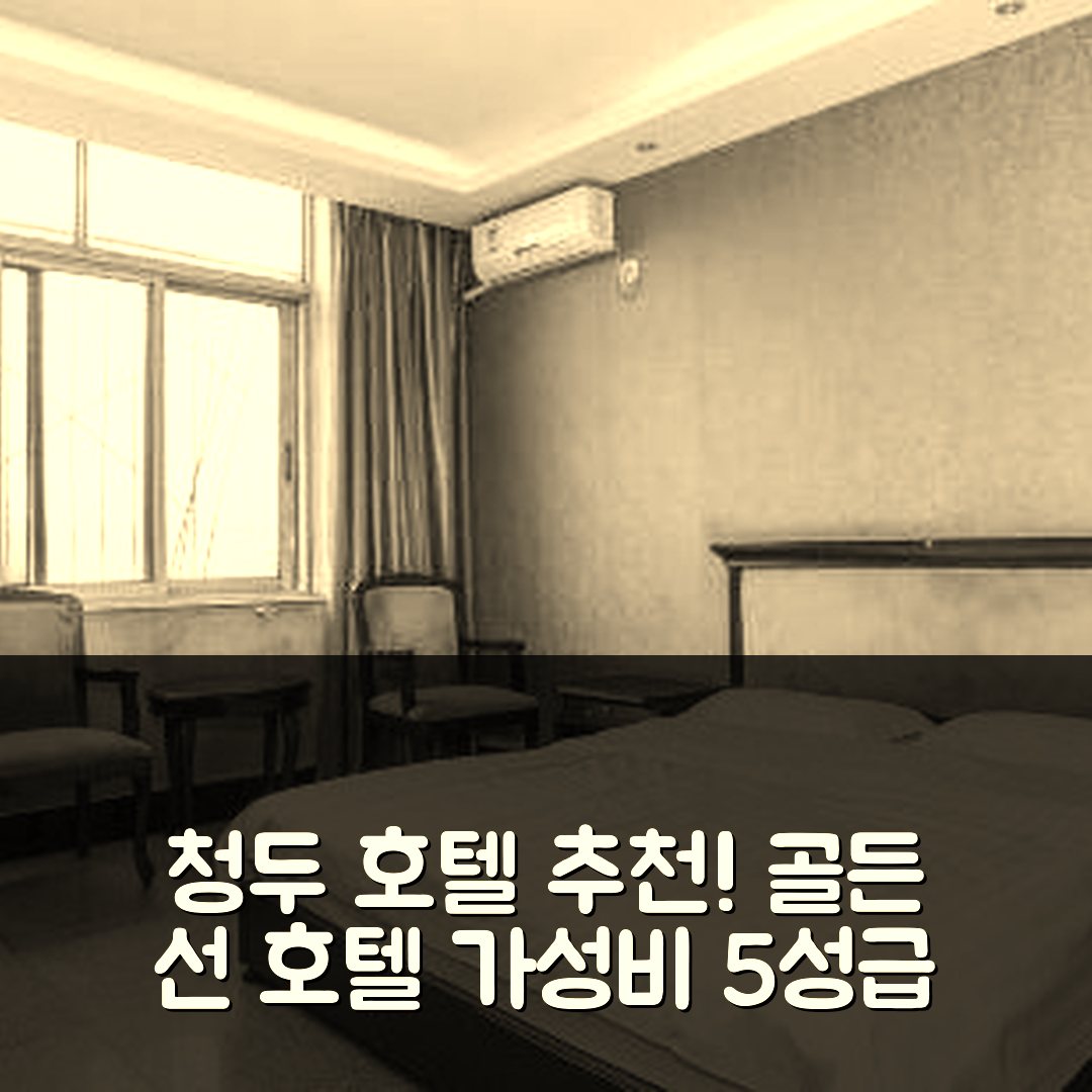 청두 숙소 여행 호텔 추천 골든 선 호텔 | 조식과 수영장으로 완벽한 5성급 가성비 7가지 팁