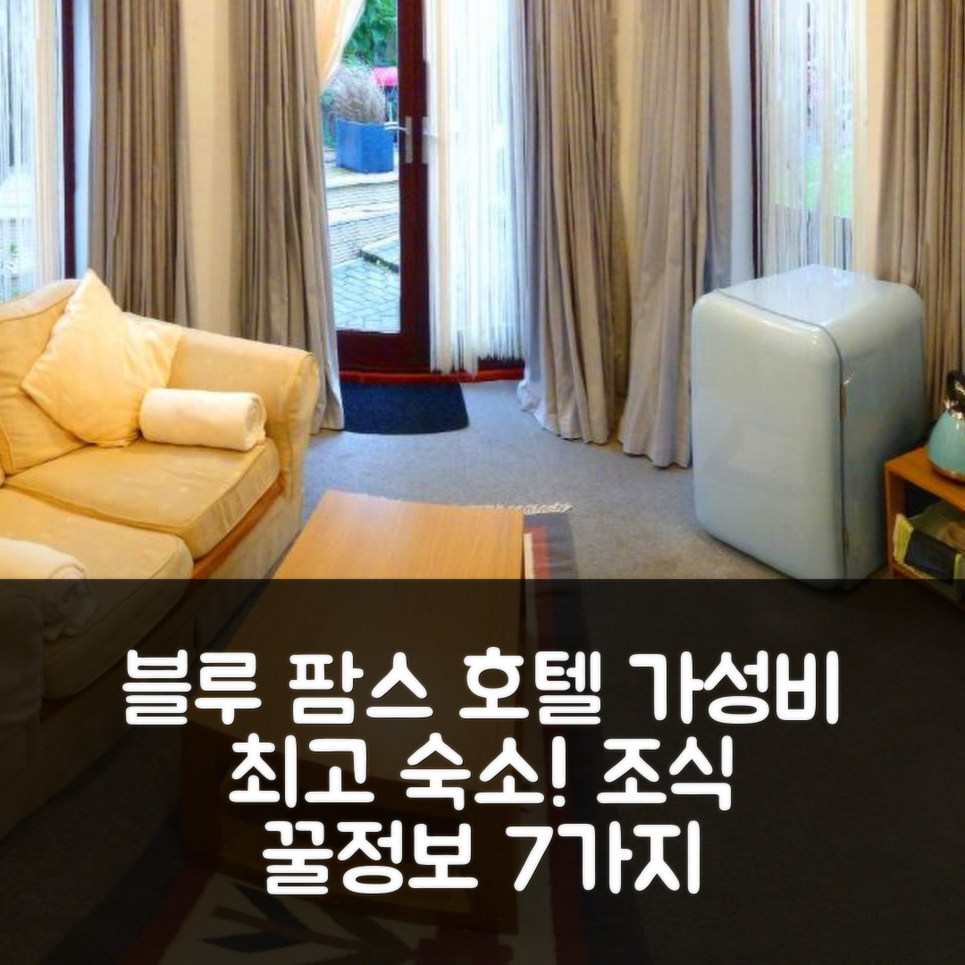 뉴키 숙소 여행 호텔 추천 블루 팜스 호텔 | 가성비 좋은 위치와 조식 정보 7가지