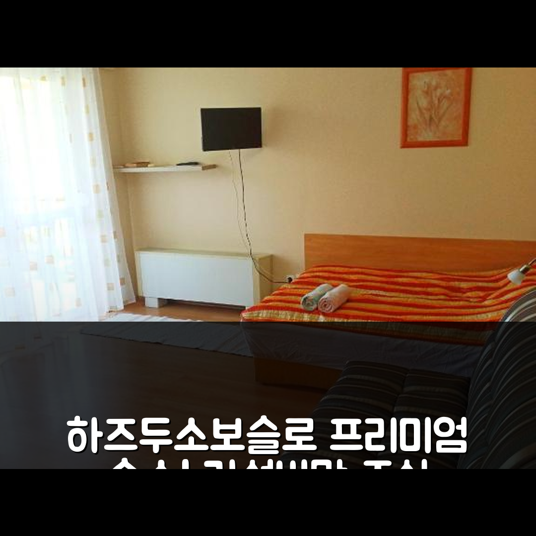 하즈두소보슬로 숙소 여행 호텔 추천 프리미엄 아파트 | 가성비 좋고 조식 맛있는 7가지 이유