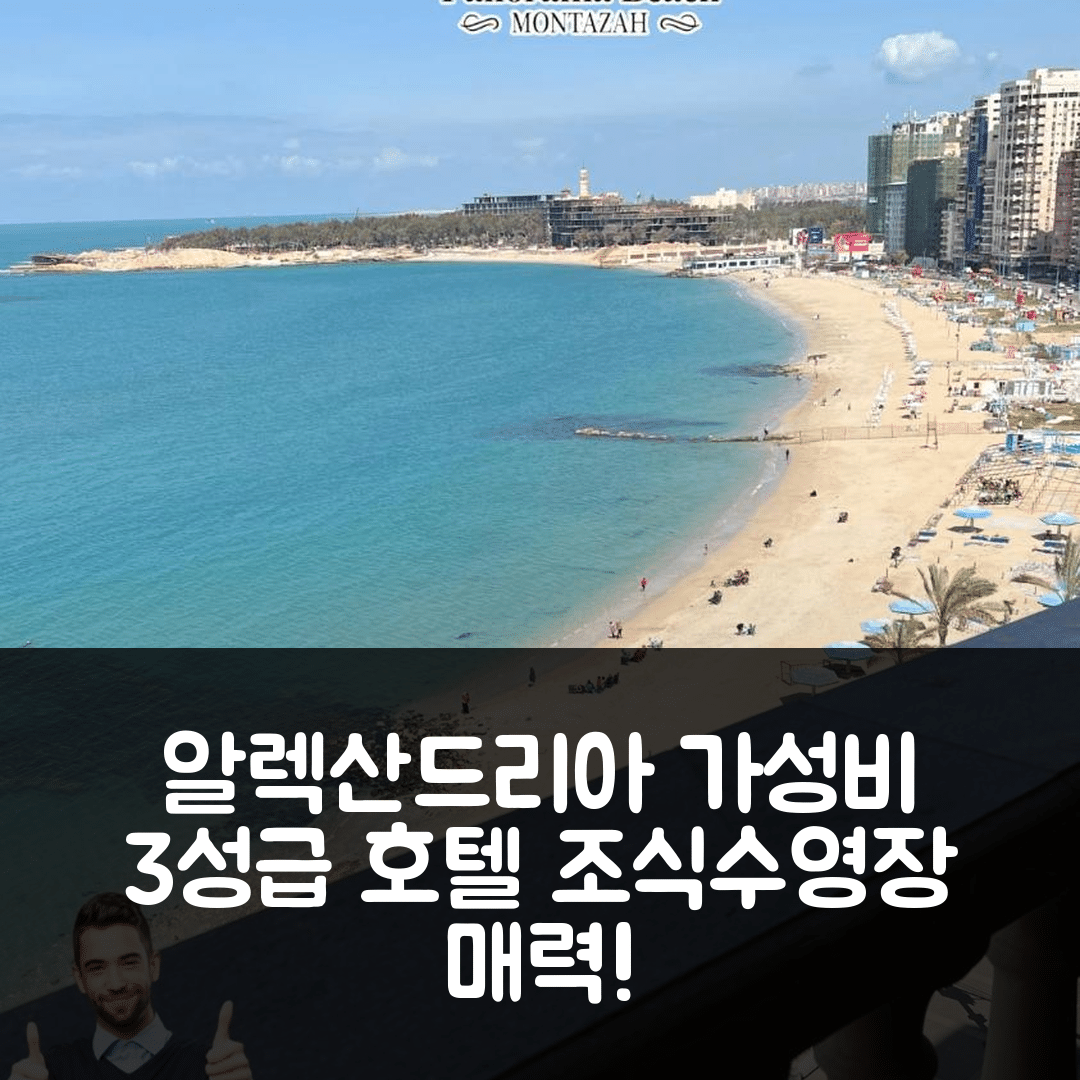 알렉산드리아 숙소 여행 호텔 추천 슈켑 반오라마 샤티 | 가성비 좋은 3성급 조식과 수영장 매력 5가지