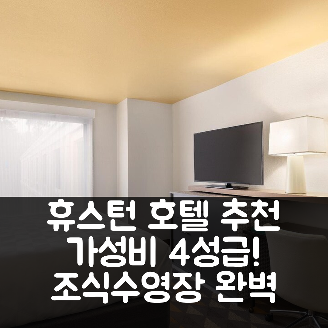 휴스턴 숙소 여행 호텔 추천 홀리데이 인 휴스턴 인터콘티넨탈 에어포트 | 가성비 좋은 4성급 조식과 수영장 정보 5가지
