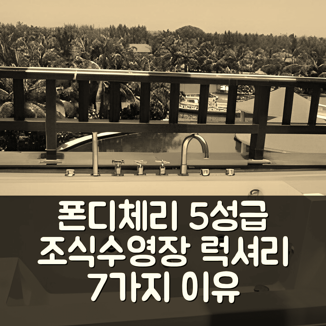 폰디체리 숙소 여행 호텔 추천 봉주르 보뇌르 오션 스프레이 | 조식과 수영장으로 경험하는 5성급 럭셔리 7가지 이유