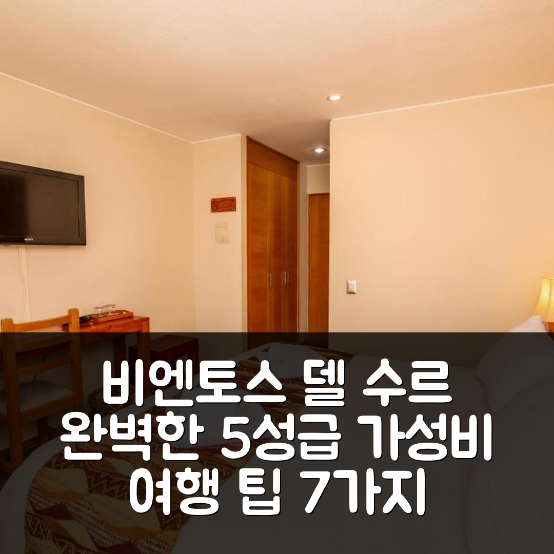 푸콘 숙소 여행 호텔 추천 비엔토스 델 수르 | 조식과 수영장으로 완벽한 5성급 가성비 7가지 팁