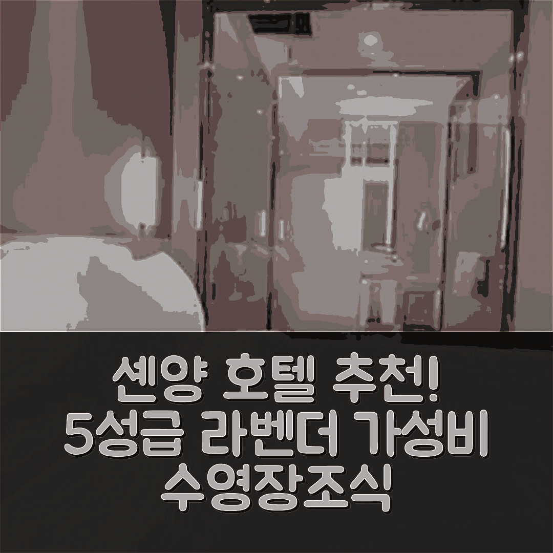 셴양 숙소 여행 호텔 추천 라벤더 호텔 베이징 캐피탈 에어포트 시다오 | 5성급 수영장과 조식 포함된 최적의 가성비 7가지 팁