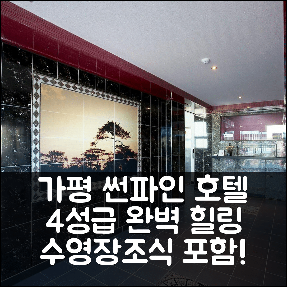 가평 숙소 여행 호텔 추천 가평 썬파인 호텔 | 4성급 수영장과 조식으로 즐기는 완벽한 힐링 5가지